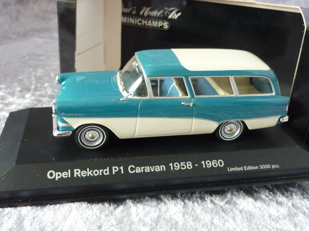 Minichamps 1:43 Opel Rekord A Caravan Año de construcción 1962 beige
