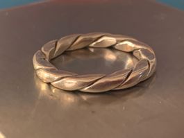 Silberring ZOPF FLACH (57)