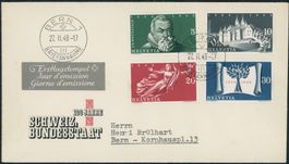 1948 - Bundesstaat - Ersttagsbrief FDC ET