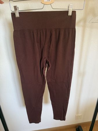 Leggings nahtlos braun Grösse L 