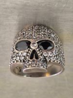 Ring Totenkopf Sterling Silber 925 Damenring