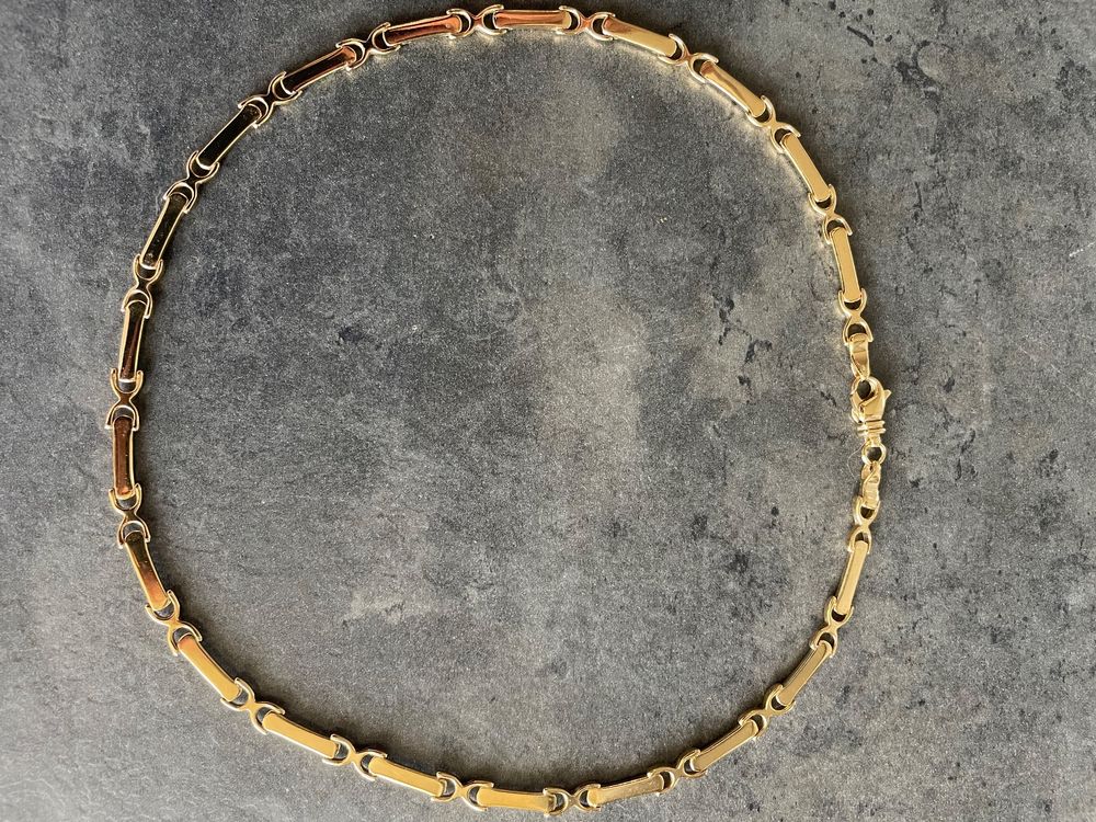 Collier ancien petite perle longueur 19 cm fermé - Broches-pin's et