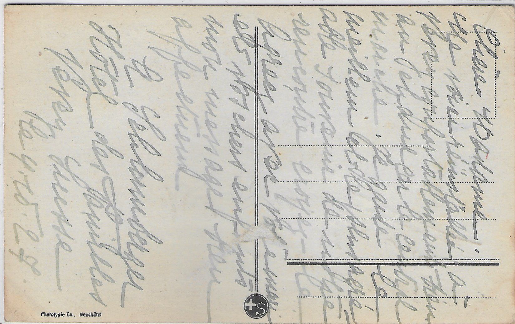 Cartoline postali: Vevey - Vue generale - Litho – Usato da Ettingen venduto da Kartenplanet 1