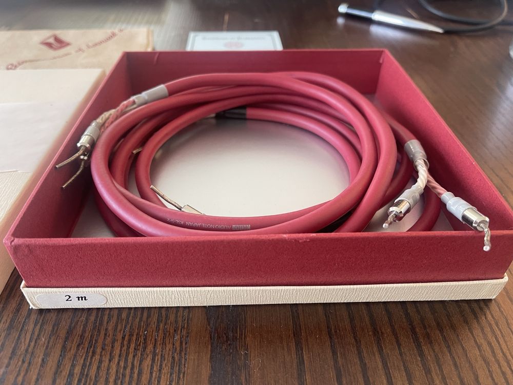 Cavi: KSL-SPz Silver Speaker Cable - Audio note / Kondo Japan – Nuovo (secondo la descrizione) da Wald ZH venduto da RivaAudioEmotions 7