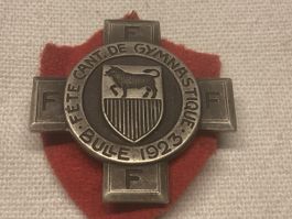 Bulle medaille fête cantonale gymnastique 1923👍