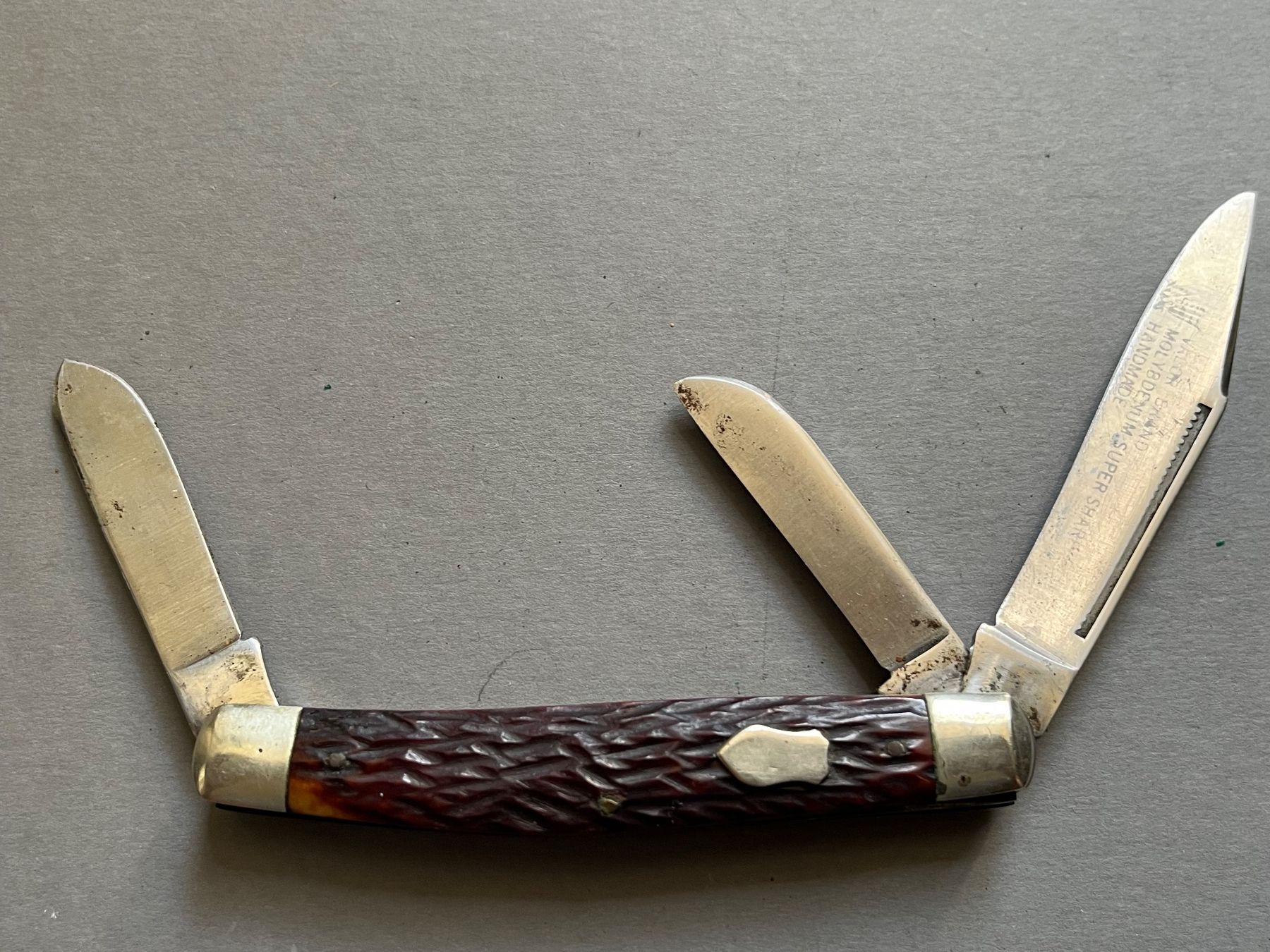 Couteaux de poche: Sackmesser 98 mm Handmade Japan - Molybdän-Klinge – D'occasion à Zürich par FV.vintage