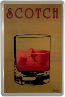 Blechschild-SCOTCH