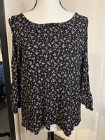 Florale Bluse - Grösse M