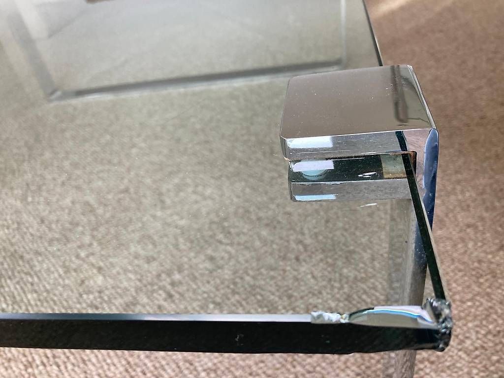 Tavoli: Schöner eckiger Glastisch fürs Wohnzimmer – Usato da Winterthur venduto da mue_5qfr 1