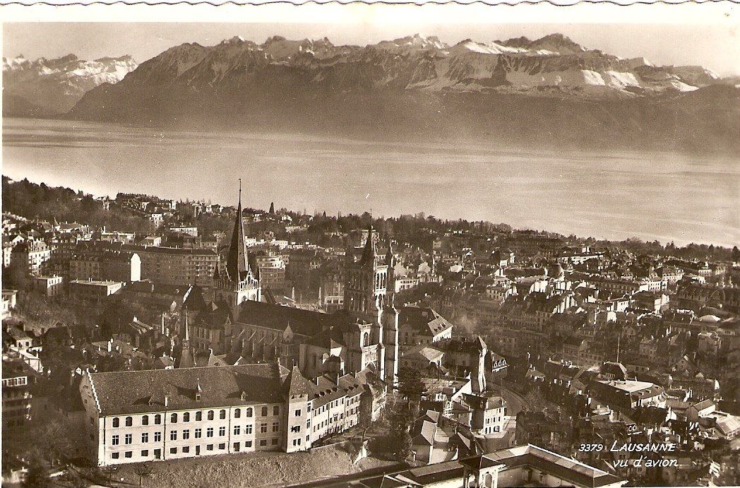 Ansichtskarten: Lausanne, 1938 – Gebraucht aus Richterswil von solalex
