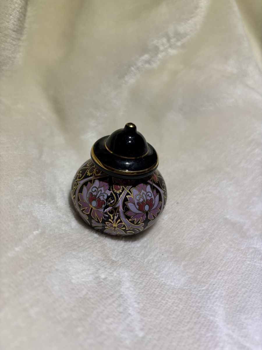 Tutte le decorazioni: Wunderschönes Cloisonné Döschen, floral, mit Deckel! – Usato da Frauenfeld venduto da Fubech