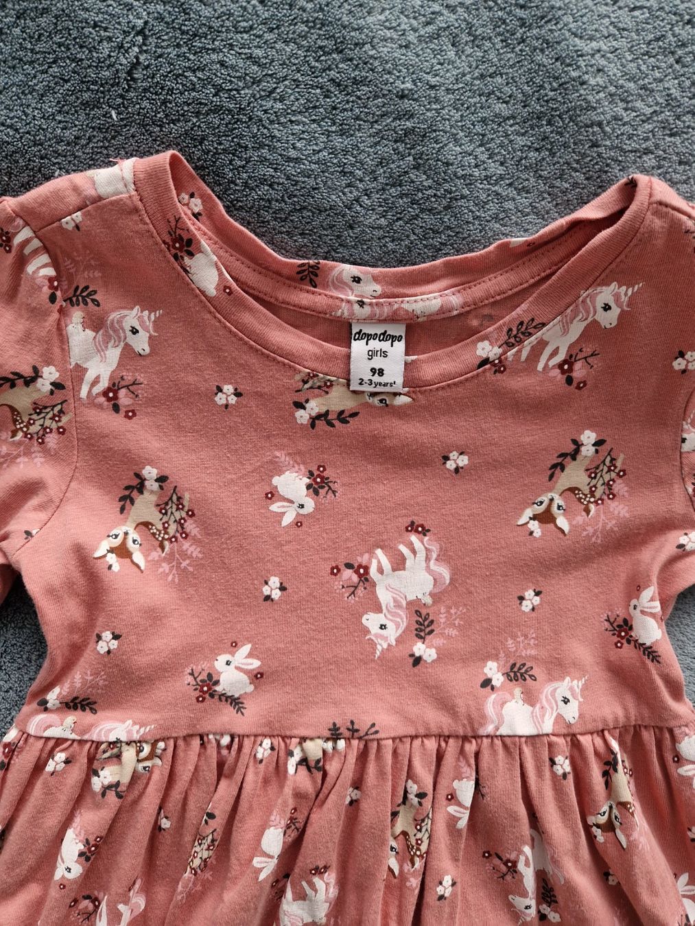 Vestiti & Gonne: Langarm Kleid grösse 98 Einhorn – Usato da Heimberg venduto da Eleanor20 1