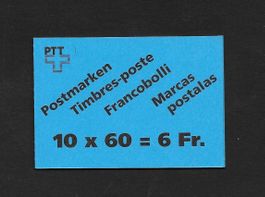 Markenheftchen 0-94 Bergseen ** 19.1.1993