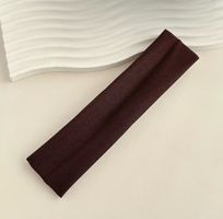 Haarband Stoff Braun Neu