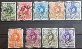 Swaziland British Kat. 27-35 */gest. 1938