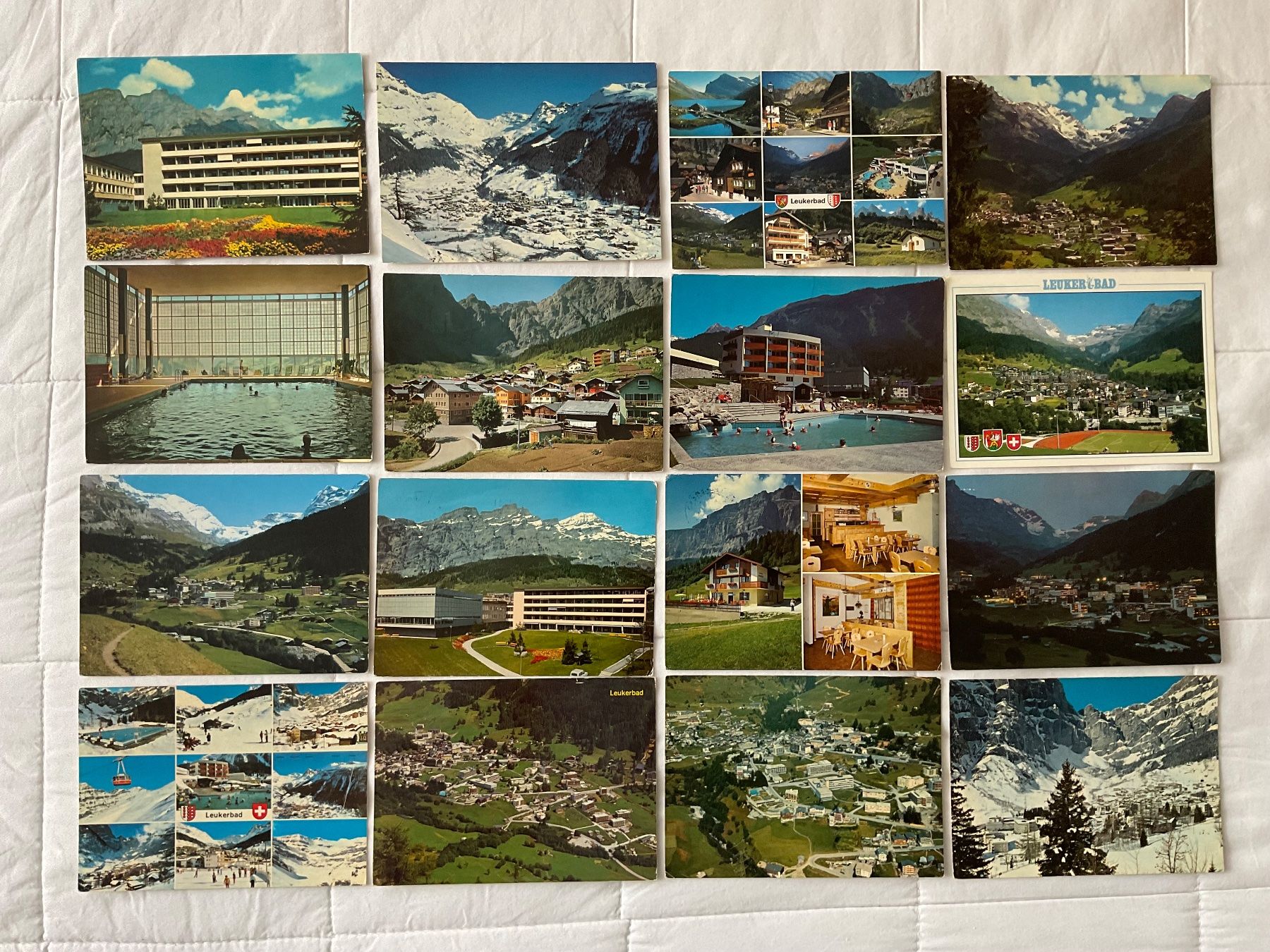 Cartoline postali: 16 AK Leukerbad VS – Usato da Zürich venduto da Tolima194