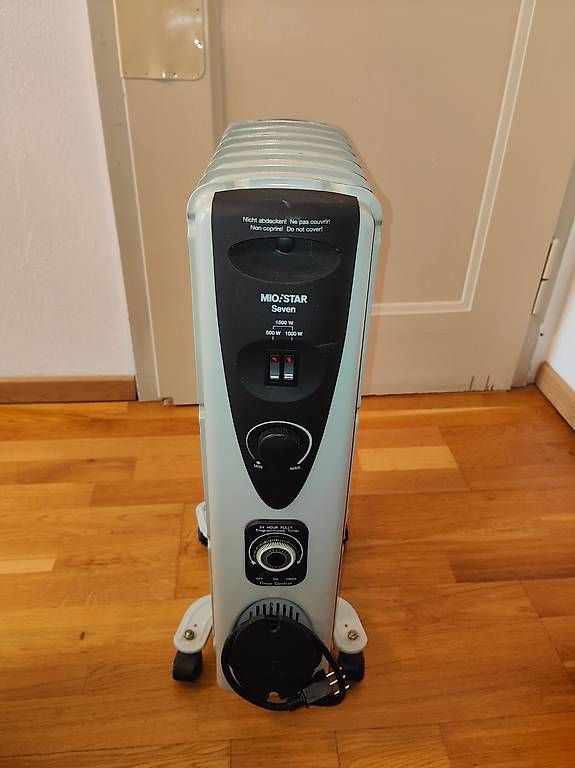 Mio Star Heizgeräte: Ölradiator Mio Star 1500W mit Thermostat & Timer – Gebraucht aus Recherswil von beawuethrich