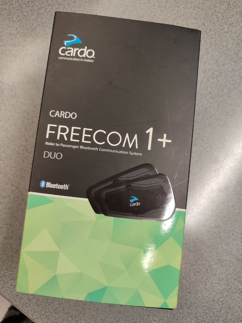 Radiocomunicazione: Cardo Freecom 1+ Duo Kommunikationsgerät – Nuovo e nell'imballaggio originale da Seewen SZ venduto da MotoCenterSchwyz