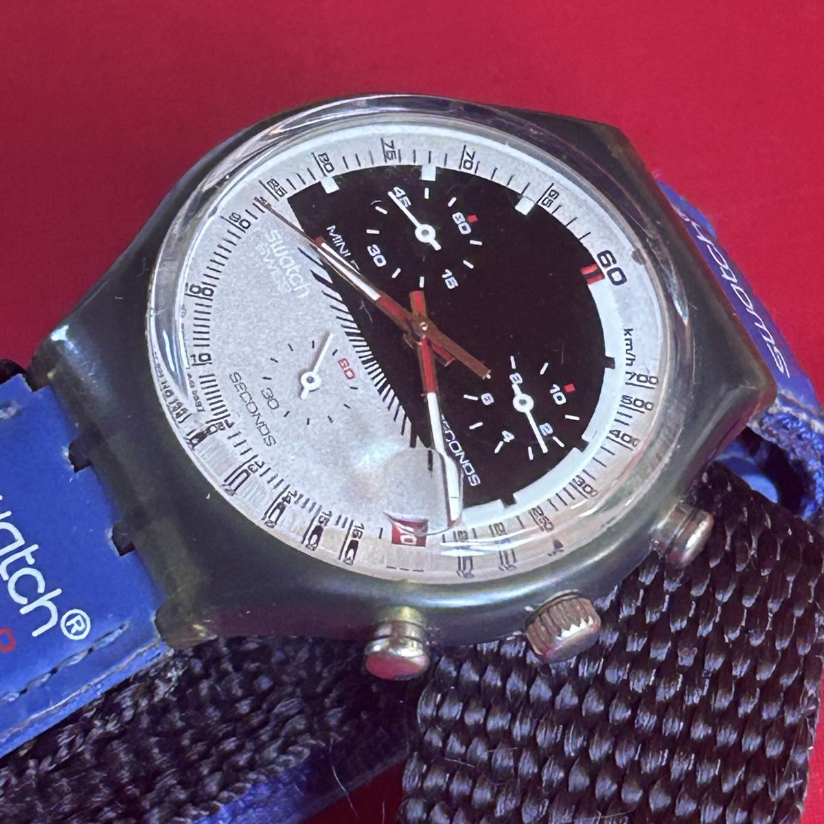 Swatch Orologi: Swatch Chrono Uhr, Vintage Modell – Usato da Laufen venduto da Bellavitaboom 7