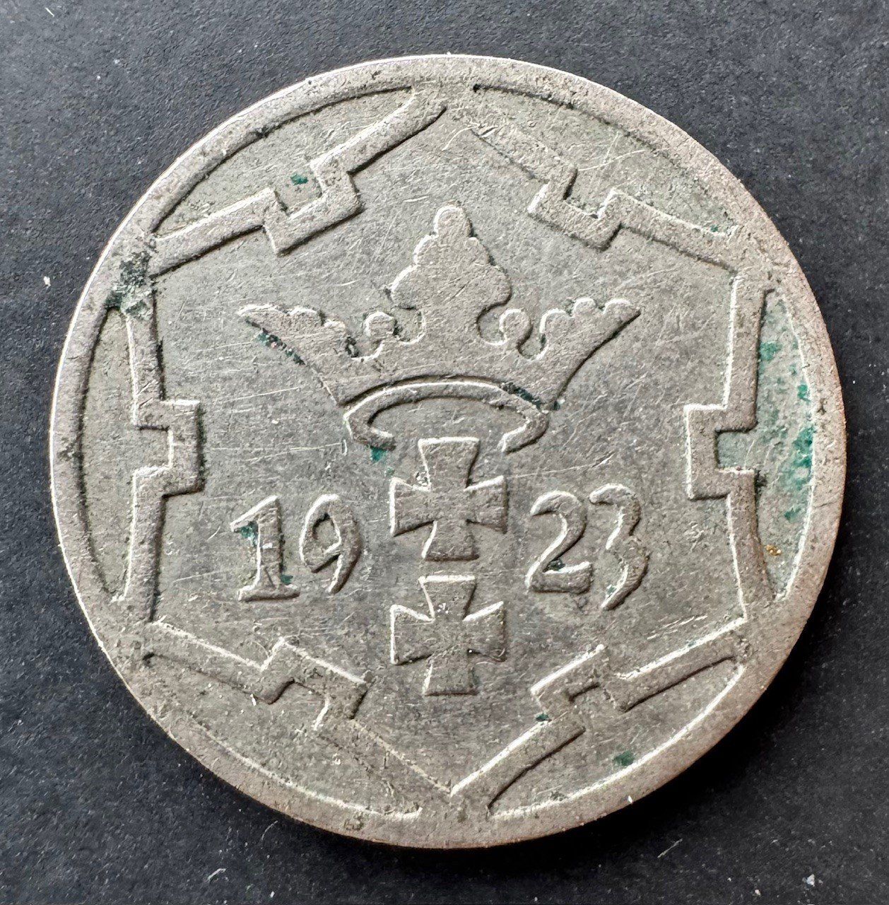 Toutes les monnaies: Danzig - 5 Pfennig 1923 – D'occasion à Meilen par coins4sale 1