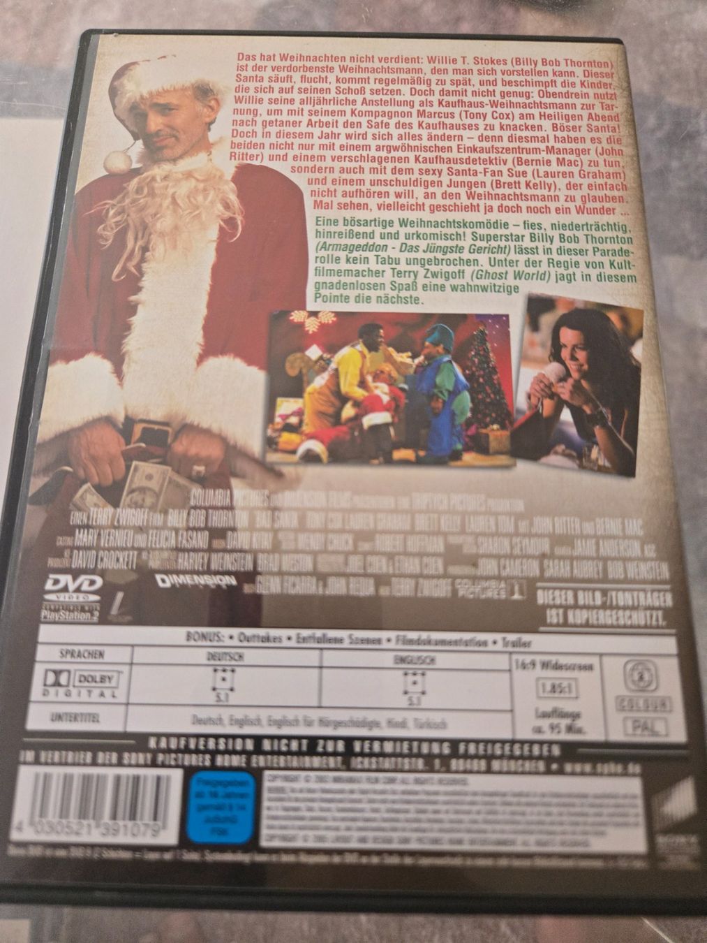 Tutti i DVDs: Bad Santa DVD – Usato da Bussigny venduto da Kfdlt 1