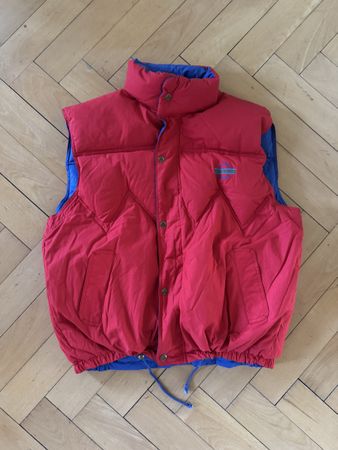 Reversible Daunengilet Rot/Blau L-XL