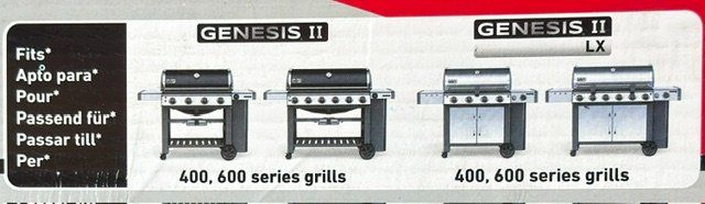 Piatti di portata: WEBER Grillplatte. Fabrikneu, original verpackt. – Nuovo e nell'imballaggio originale da Burgdorf venduto da XJ6 6