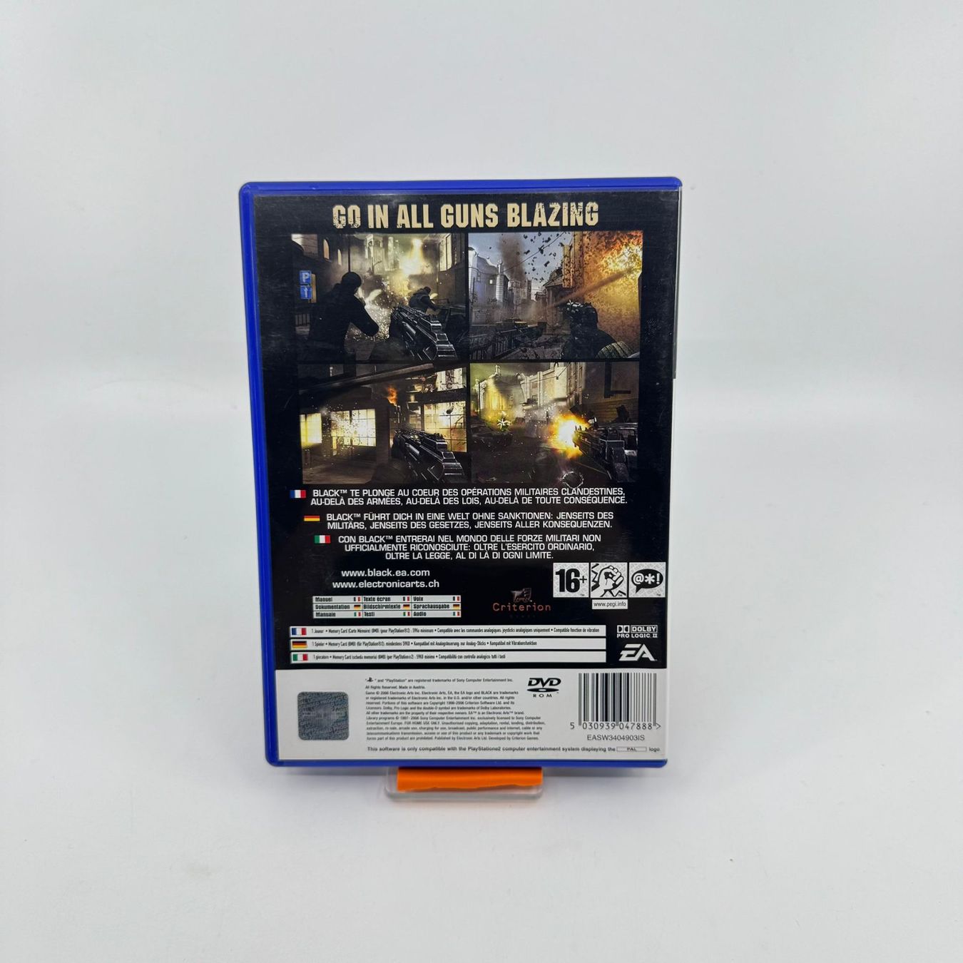Giochi: Black (PS2) – Usato da Herisau venduto da Seyashop1 2