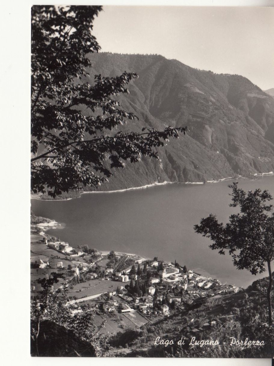 Cartoline postali: Porlezza 1957 – Usato da Bürglen TG venduto da StampGraf