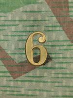 Ord. 1869–1898 Nummer 6 / 9 zu Tschako, Gold, Variante 4
