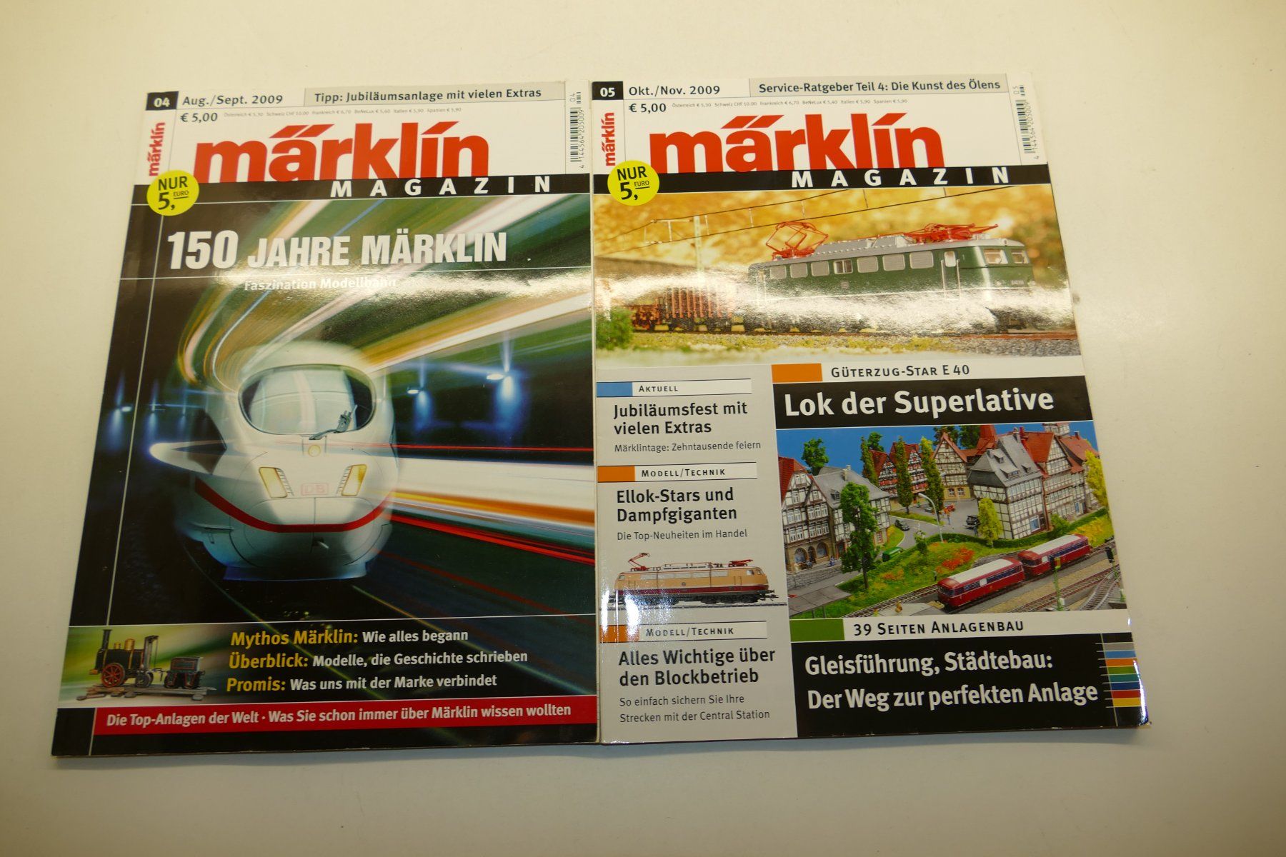 Märklin Modelleisenbahnen: Märklin: 2xMärklin Magazin 2009 – Gebraucht aus Niederhasli von rail-duerst