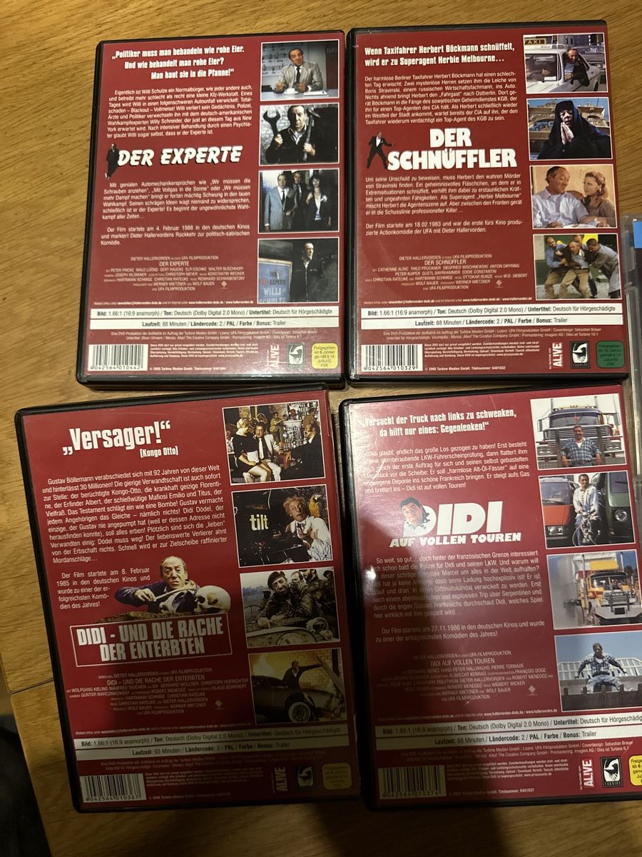 Tutti i DVDs: Didi Hallervorden, Bluray, DVD Collection – Usato da Benken ZH venduto da Audi-erich 1