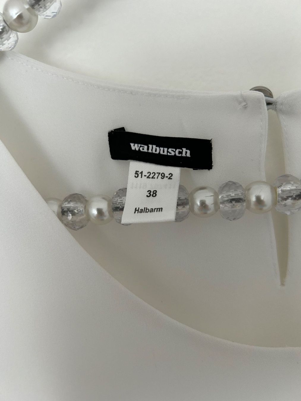 Walbusch Camicette: Wunderschöne Walbusch Bluse Weiss Gr. 38/40 Elegant – Usato da Horn venduto da Resvi 1