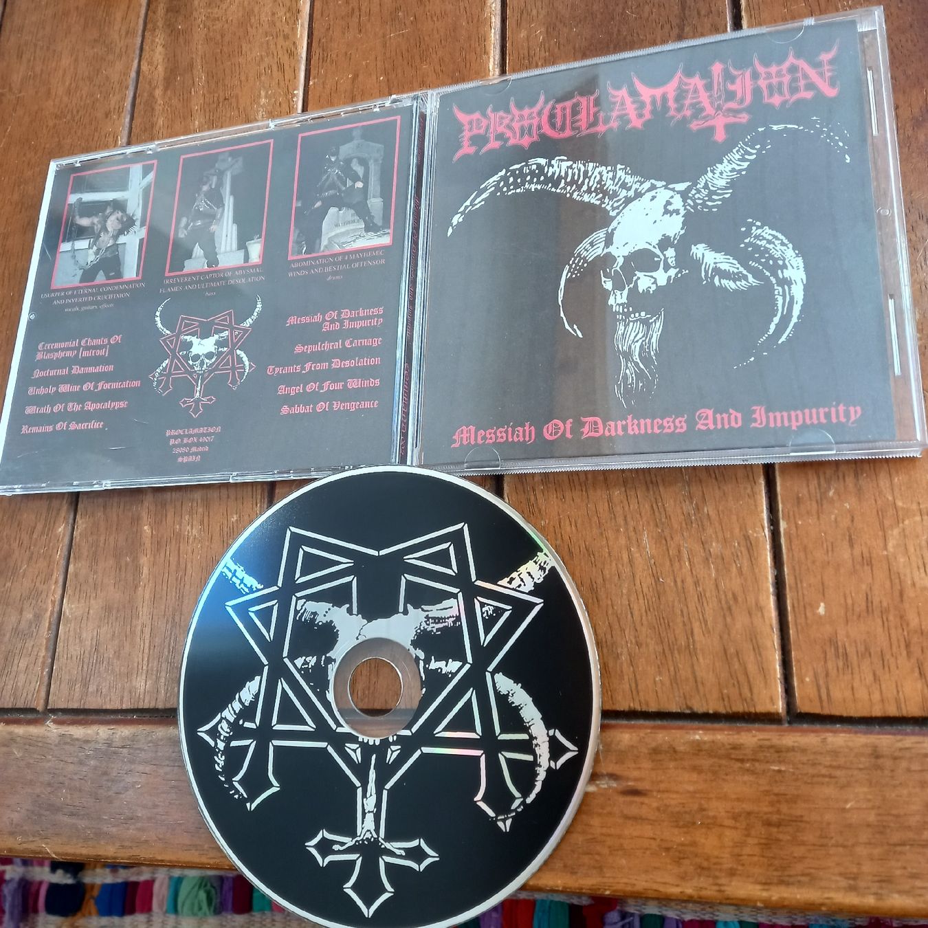 CD: proclamation- messiah..  – Usato da St-Cergue venduto da VeganWarrior