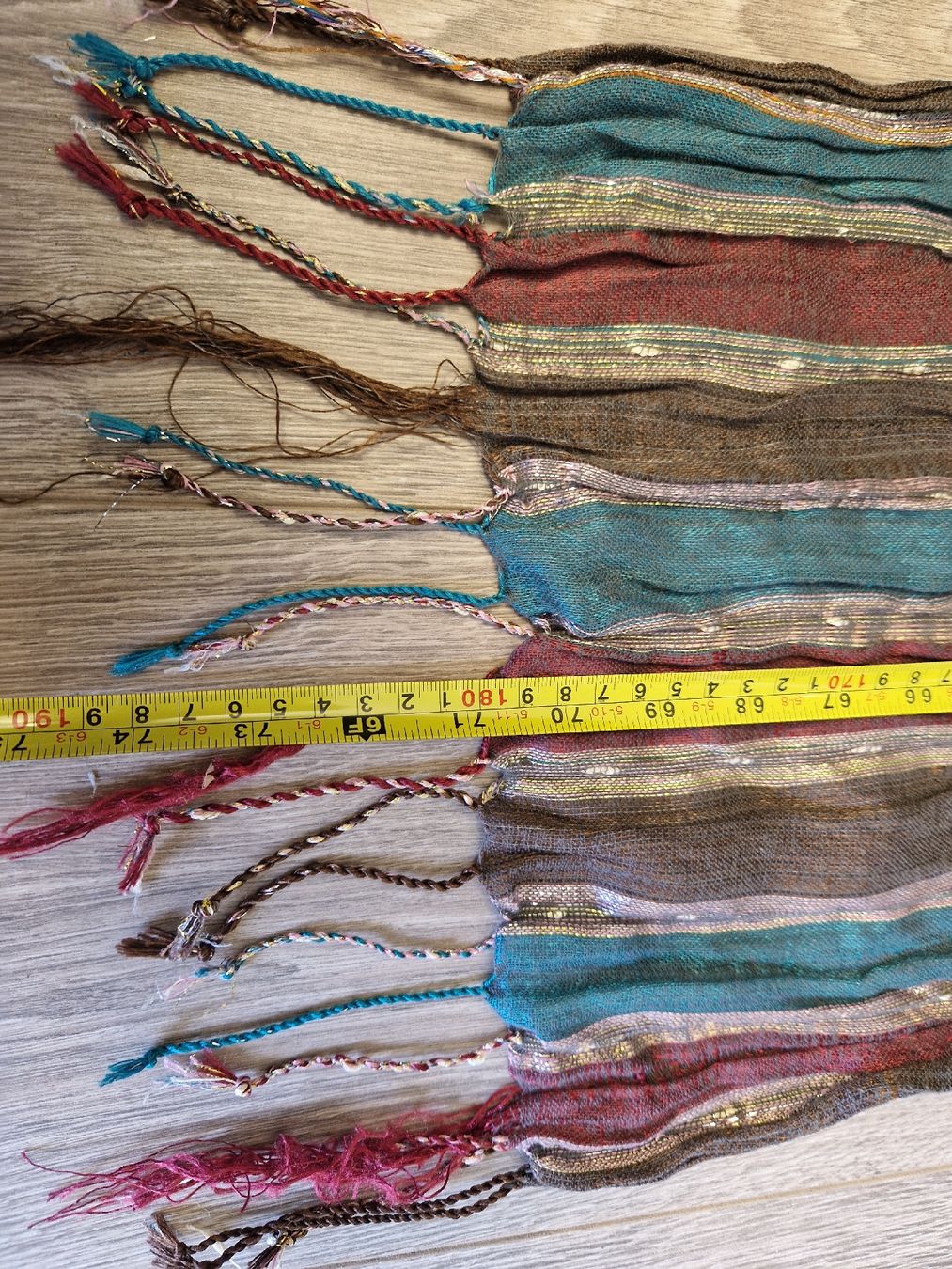 Foulard & Sciarpe: Striped Scarf, Summer Colors, – Usato da Wettingen venduto da mor_76q7 2