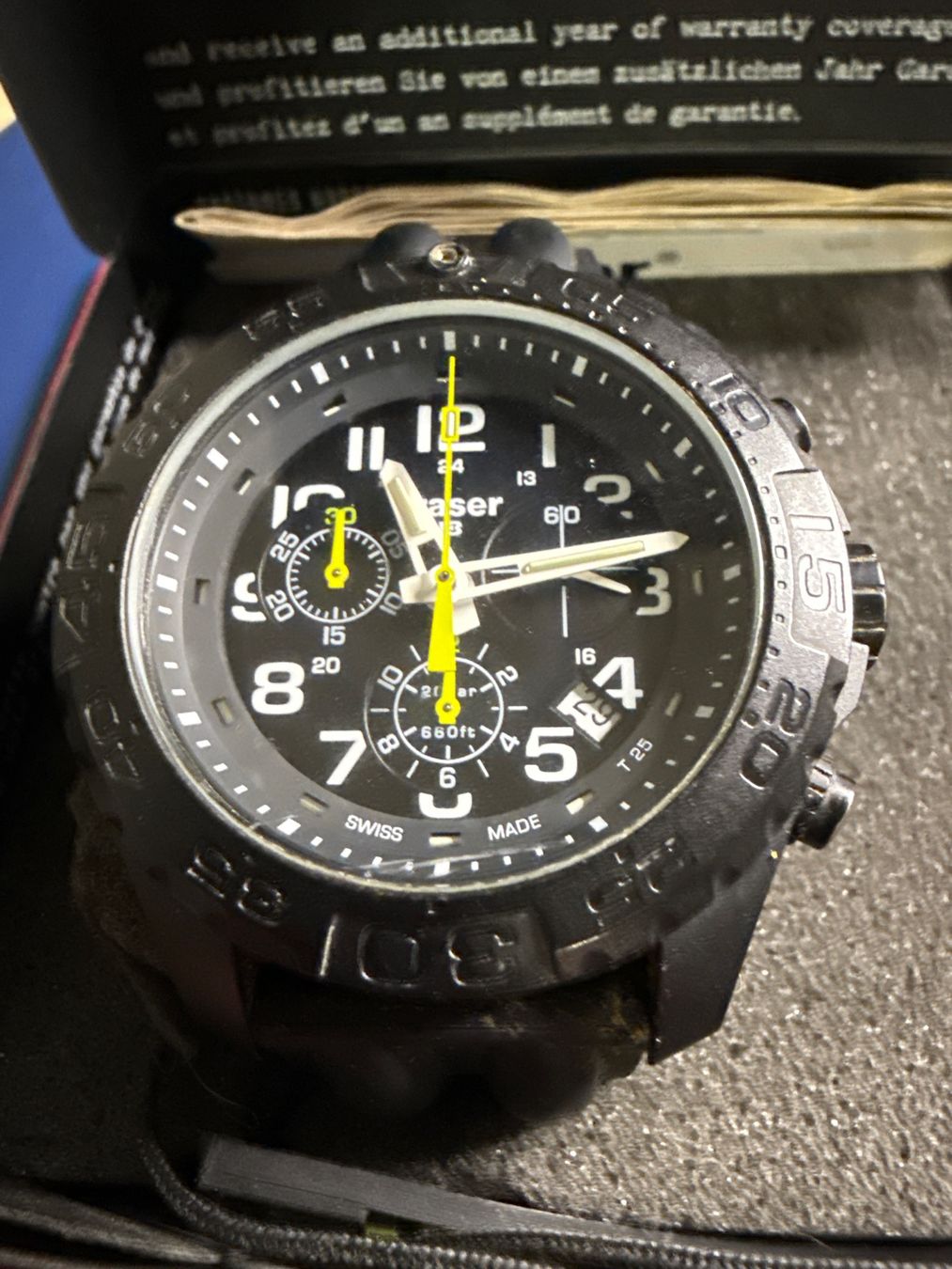 Traser Orologi: Traser Chronograph Quarz 44 mm – Usato da Pfeffingen venduto da Allhandelklgwatches