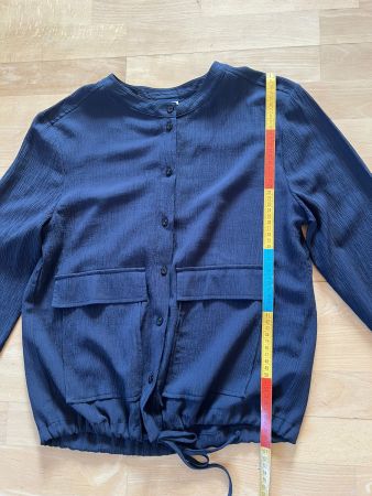 Street One Damen Bluse in Gr. 36, Dunkelblau