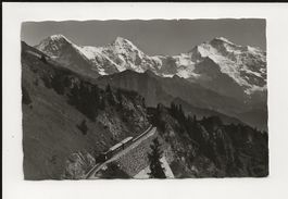 AK 1940 Schynige Platte Bahn Eiger Mönch Jungfrau spez Marke