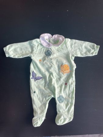 Pyjama vert Bébé 3 mois
