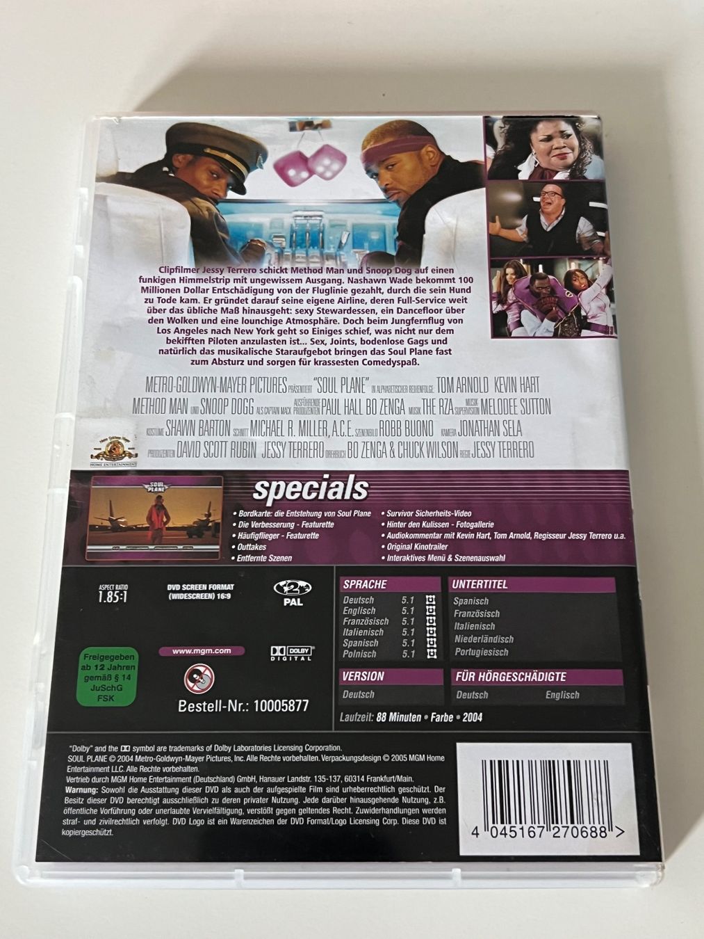 Tutti i DVDs: Soul Plane DVD – Usato da Altstätten SG venduto da sheamus 1