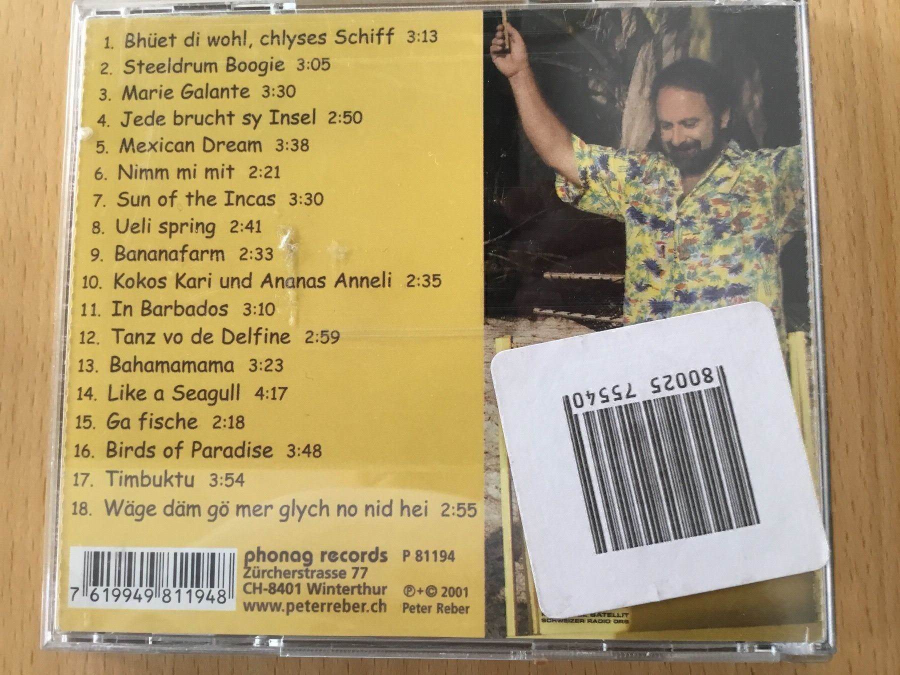 CDs: Peter Reber - Karibik Steeldrum Magic – Gebraucht aus Rüti ZH von alumedien 1