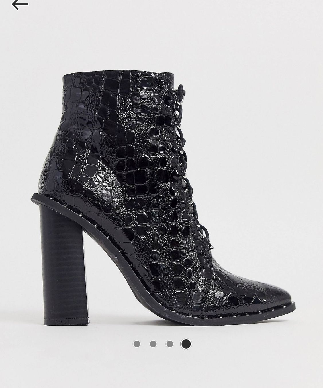 Scarpe da donna: Schwarze Boots in Schlangenoptik – Usato da Zürich venduto da BettinaMarie2308 3