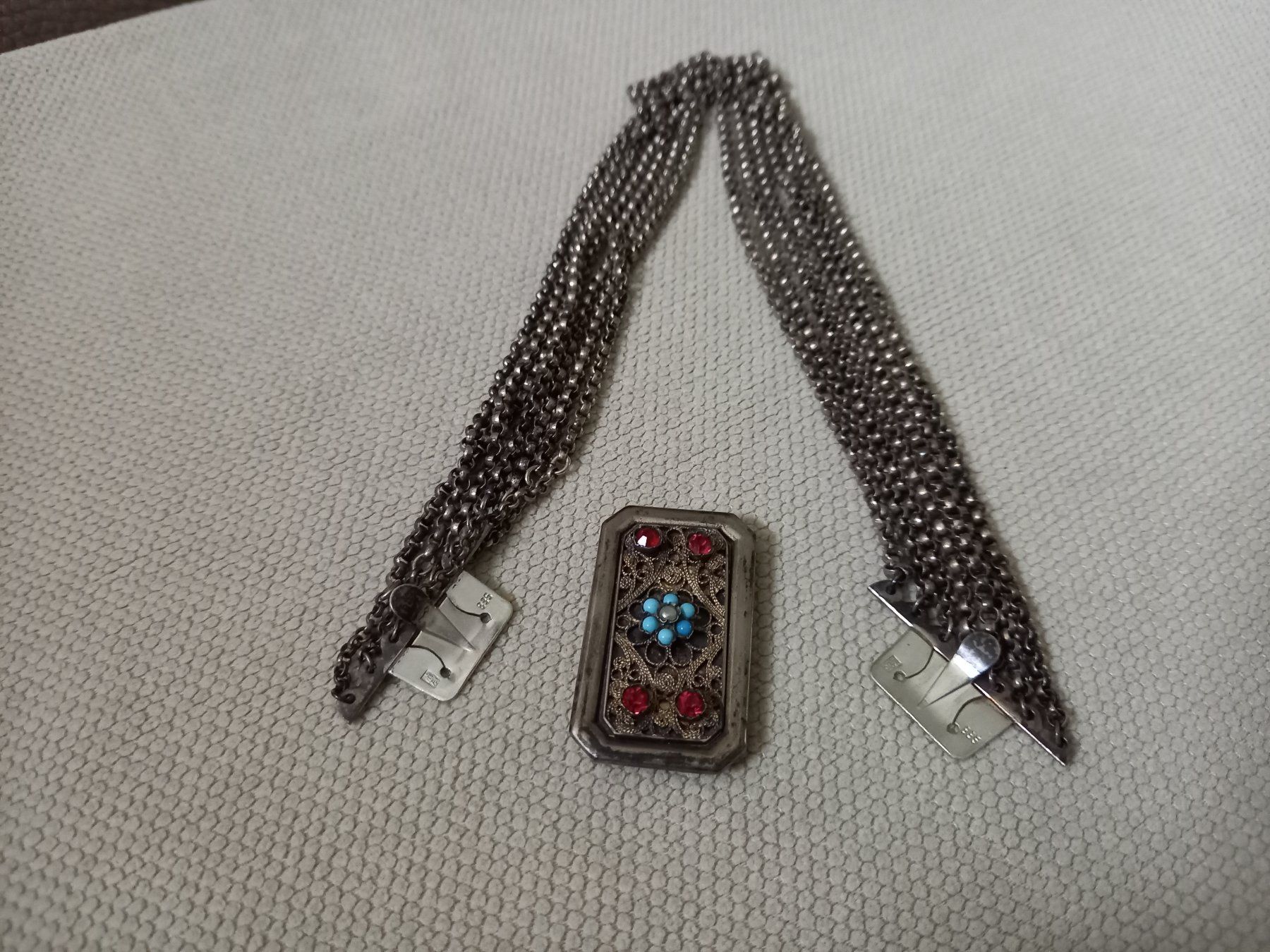 Catenine: Sehr schönes antikes Silber Collier – Usato da Rickenbach LU venduto da ata47 1