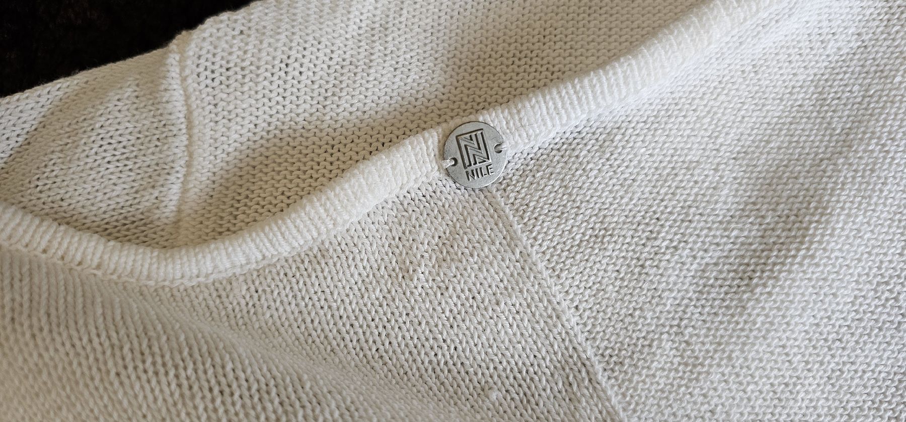 Nile Maglioni & Felpe: Leichter Sommerpullover von Nile, Grösse M, Top Zustand – Usato da Kollbrunn venduto da Antikmann 4