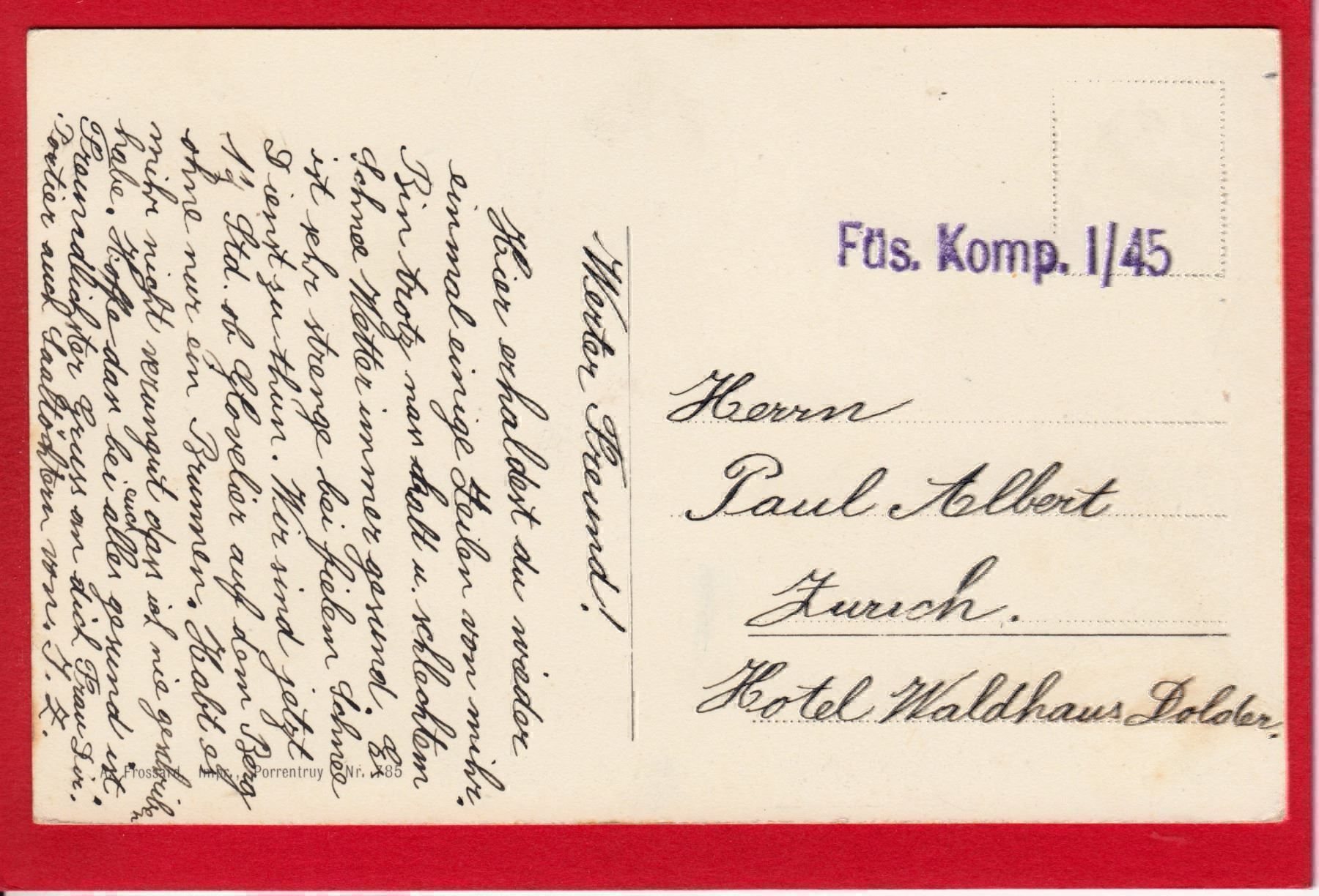 Cartoline postali: AK SAULCY – Usato da Grüningen venduto da Kartensammler 1