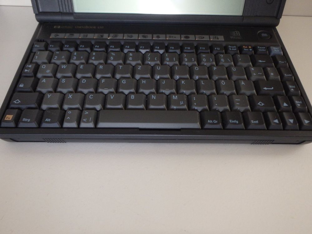 Seltenes HP OmniBook 430 Jahrgang 1986 mit FAX Modem (Defekt) in ...