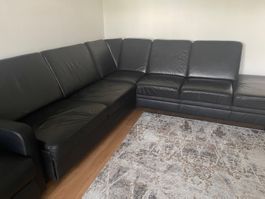 Echtleder Sofa mit Bettfunktion