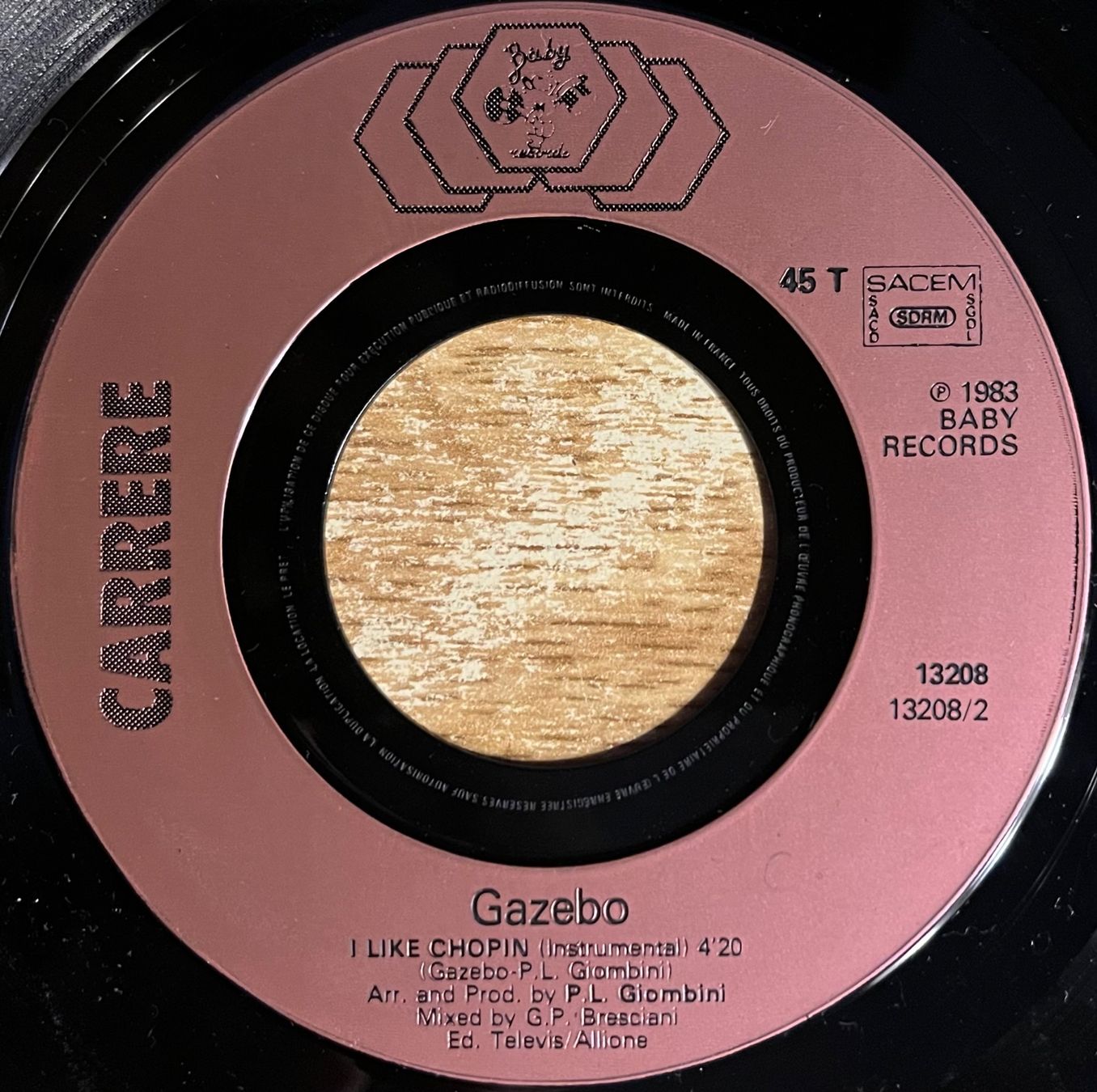 Dischi in vinile: GAZEBO - I LIKE CHOPIN – Usato da Bussigny venduto da vinyl-pas-cher 3