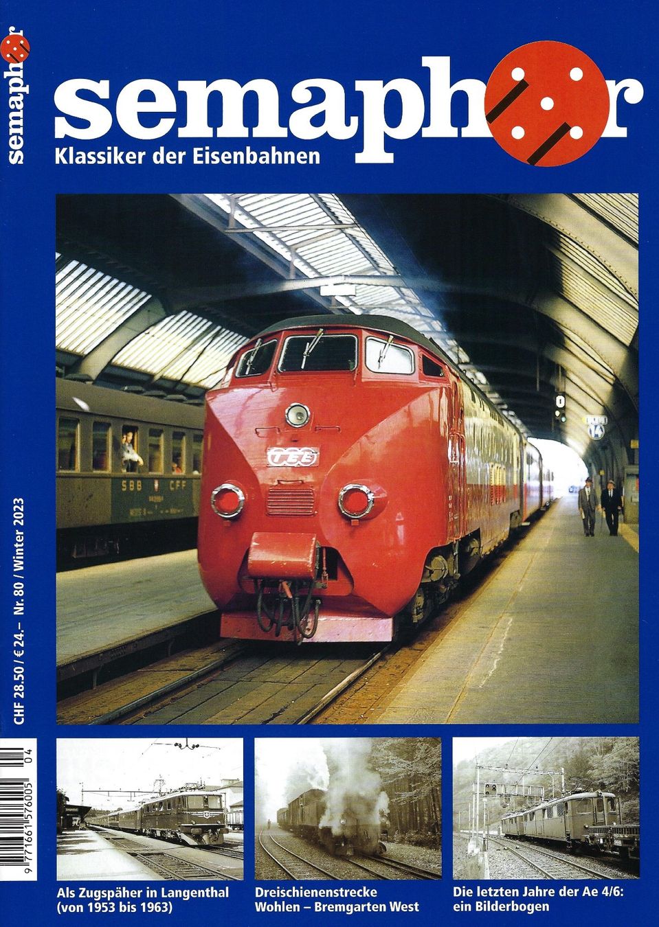 Riviste & Magazine: Semaphor Nr.80 Winter 2023 mit Beilage – Usato da Bözberg venduto da Cumba