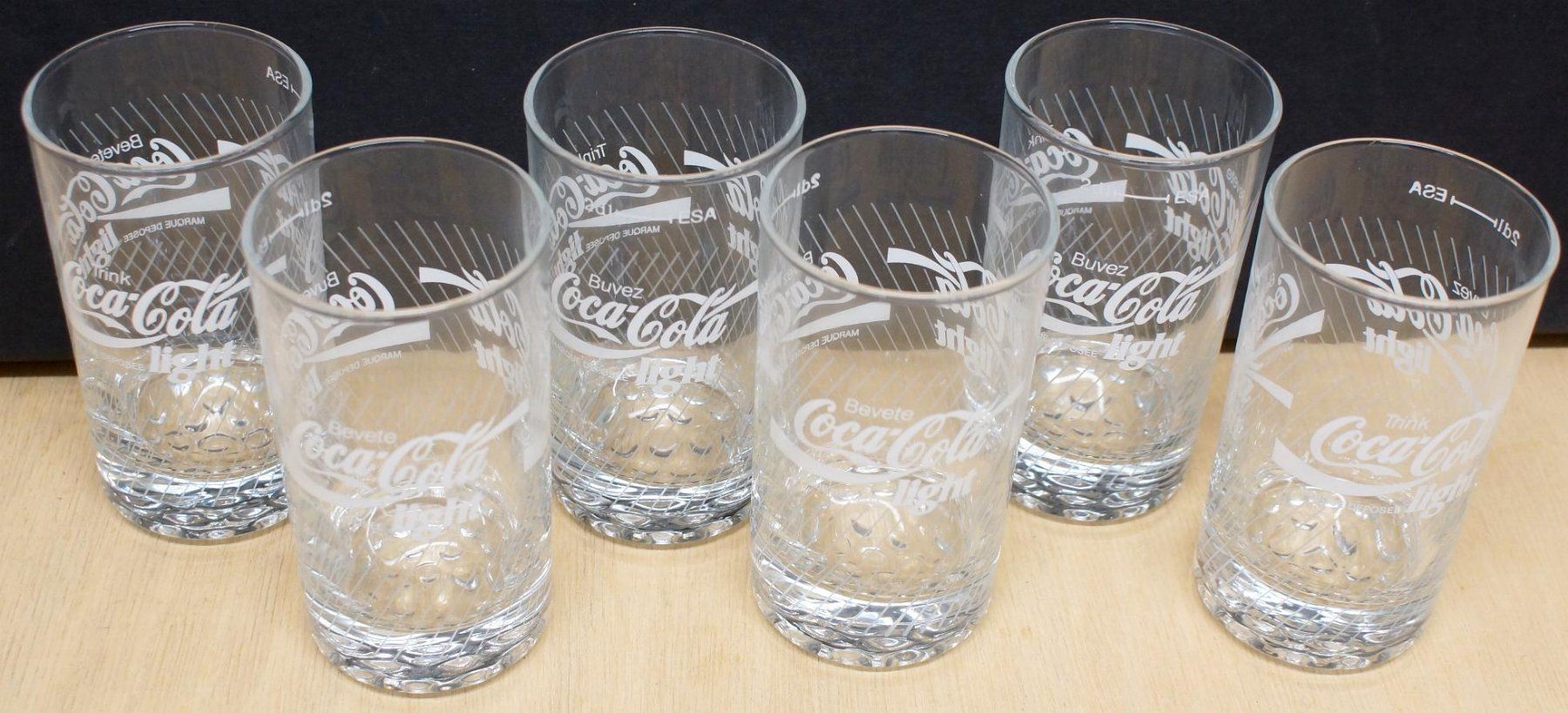 Coca-Cola Gläser: 6 Coca-Cola Gläser light 2 dl – Neu (gemäss Beschreibung) aus Pfäffikon ZH von Colacity